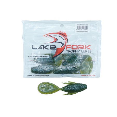 Leurre Souple Lake Fork Hyper Freak - 12.5Cm - Watermelon Blue Flake - Par 5