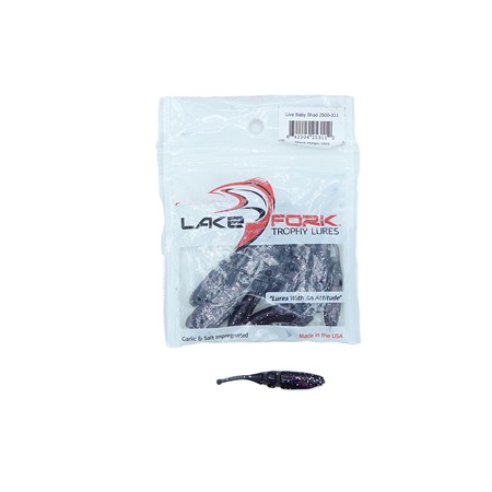 Leurre Souple Lake Fork Live Baby Shad - Chartreuse Ice - Par 15