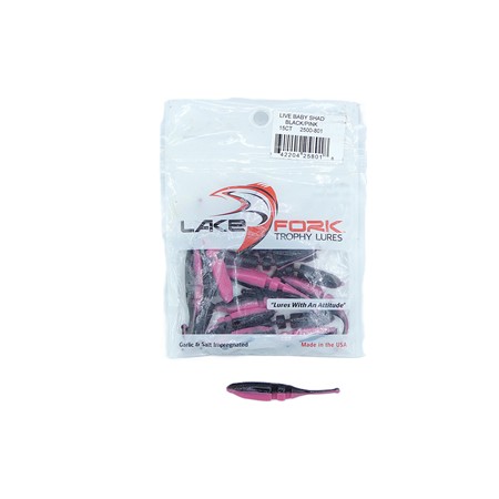 Leurre Souple Lake Fork Live Baby Shad - Chartreuse Ice - Par 15