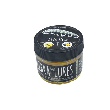 Leurre Souple Libra Lures Larva - Jaune