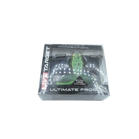 Leurre Souple Live Target The Ultimate Frog Popper Bait - 6.3Cm - Green Yellow