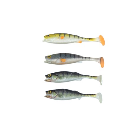 Leurre Souple Lmab Barsch - 11Cm - Gp Chartreuse - Par 4