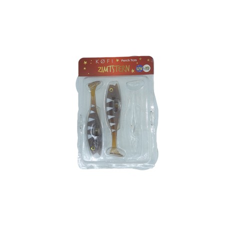 Leurre Souple Lmab Barsch - 7Cm - Firetiger - Par 2