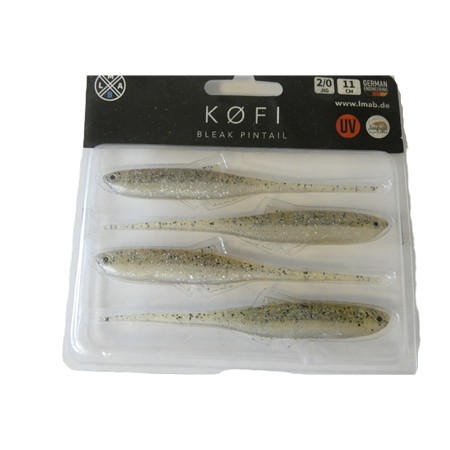 Leurre Souple Lmab Bleak Pintail - 11Cm - Champagne - Par 4