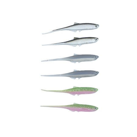 Leurre Souple Lmab Bleak Pintail - 7Cm - Champagne - Par 6