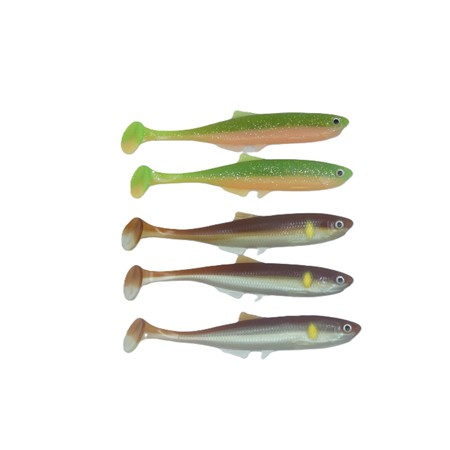 Leurre Souple Lmab Bleak Shad - 12Cm - Champagne - Par 4