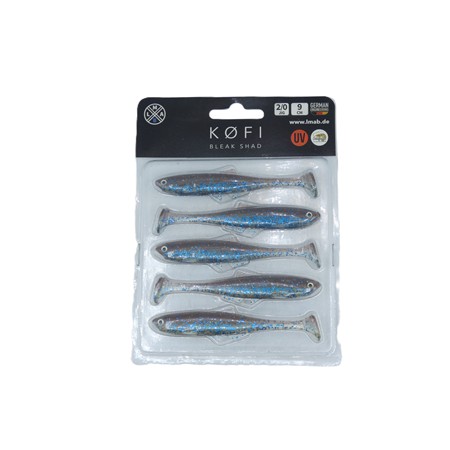 Leurre Souple Lmab Bleak Shad - 9Cm - Galaxy - Par 5