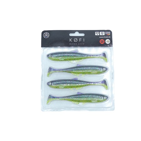 Leurre Souple Lmab Bleakshad - 12Cm - Purple Rave - Par 4