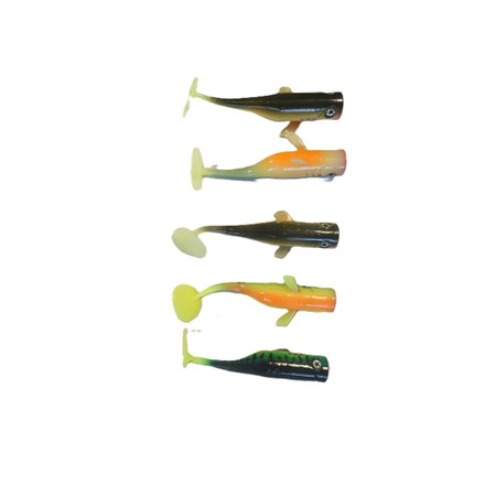 Leurre Souple Lmab Drunkbait - 8Cm - Mojito - Par 5