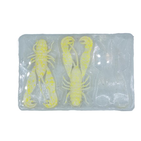 Leurre Souple Lmab Filet Craw - 7Cm - Butter Craw - Par 2