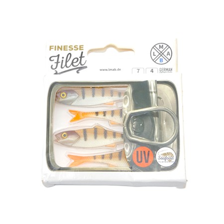 Leurre Souple Lmab Finesse Filet - 7Cm - Perch - Par 4