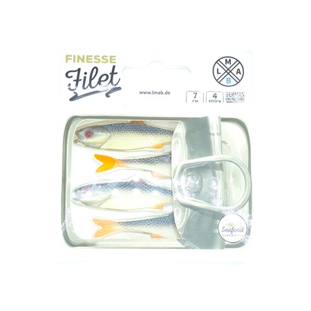 Leurre Souple Lmab Finesse Filet - 7Cm - Roach - Par 4