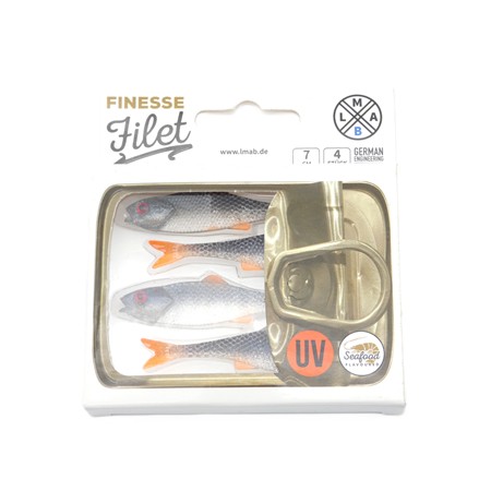 Leurre Souple Lmab Finesse Filet - 7Cm - Roach - Par 4