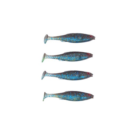 Leurre Souple Lmab Plotze - 7Cm - Green Shiner - Par 4