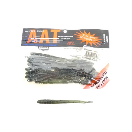 Leurre Souple Lucky Craft Aat Finesse Worm 4'' - Watermelon Pepper - Par 20