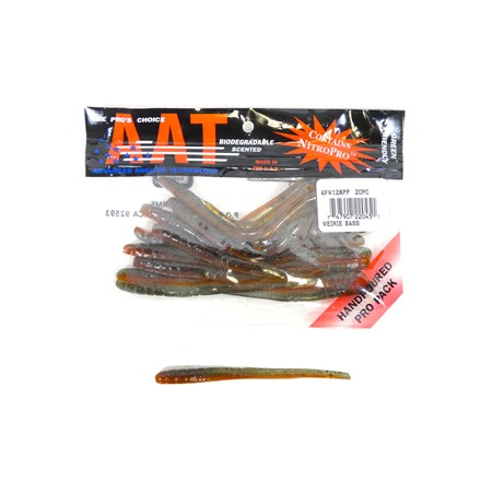 Leurre Souple Lucky Craft Aat Finesse Worm 4'' - Weinie Bass - Par 20