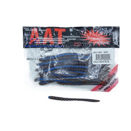 Leurre Souple Lucky Craft Ridge Worm Smokey Grey Aat - 9Cm - Par 20