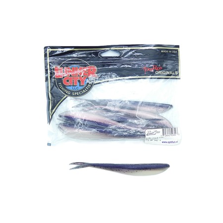 Leurre Souple Lunker City Fin-S Fish - 14.5Cm -           Couleur N°1 - Par 8