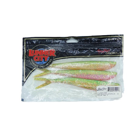 Leurre Souple Lunker City Fin-S Fish - 18Cm - 06 - Par 3