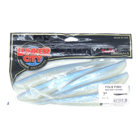 Leurre Souple Lunker City Fin-S Fish 7'' - 175Cm - Couleur N°233