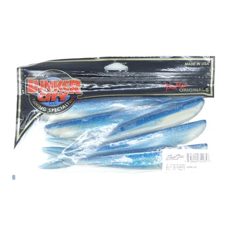 Leurre Souple Lunker City Fin-S Fish 7'' - 175Mm - Couleur N°117