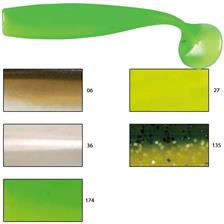 Leurre Souple Lunker City Shaker 8cm Salt&Pepper Chart. Tail