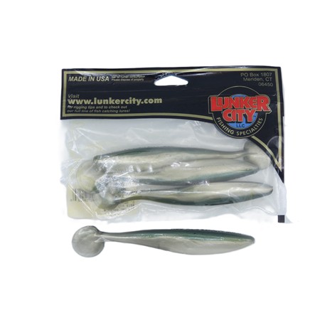 Leurre Souple Lunker City Swim Fish 125Mm - Couleur N°213 - Par 4