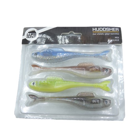 Leurre Souple Lurejunks Huddsher - 11.5Cm - Assortiment - Par 4