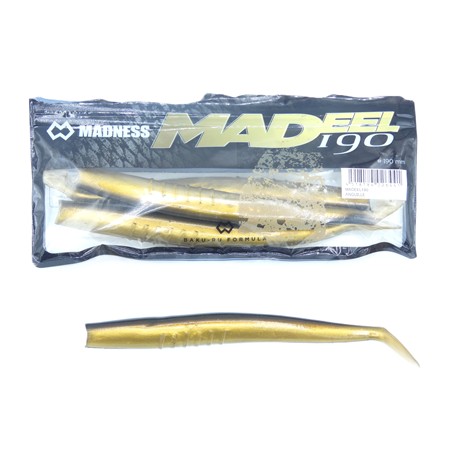 Leurre Souple Madness Madeel - 19Cm - Anguille - Par 4