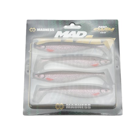 Leurre Souple Madness Madswim 120 - 12Cm - Natural - Par 4