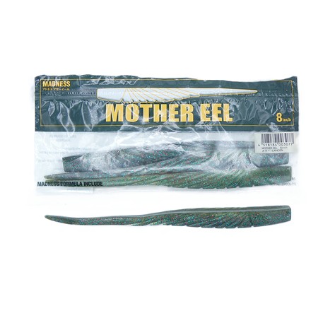Leurre Souple Madness Mother Eel - Couleur White - Par 4