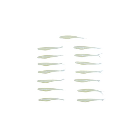 Leurre Souple Mc Arthy Jerk Minnow 7.5Cm - Couleur 001 - Par 15