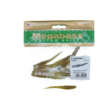 Leurre Souple Megabass Hazedong - 7.5Cm - Dark Melon Pepper - Par 10