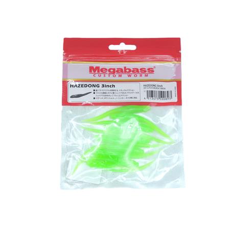 Leurre Souple Megabass Hazedong - 7.5Cm - Psychedelic Green - Par 10