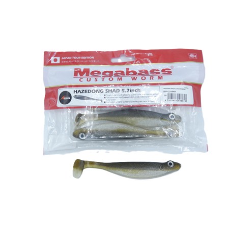 Leurre Souple Megabass Hazedong Shad 5.2 - 12.5Cm - Army - Par 4