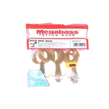 Leurre Souple Megabass Rock Hog - 7.5Cm - Ebimiso Red Flake - Par 6