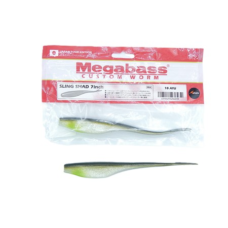 Leurre Souple Megabass Sling Shad 7 - 17.5Cm - Ayu - Par 3