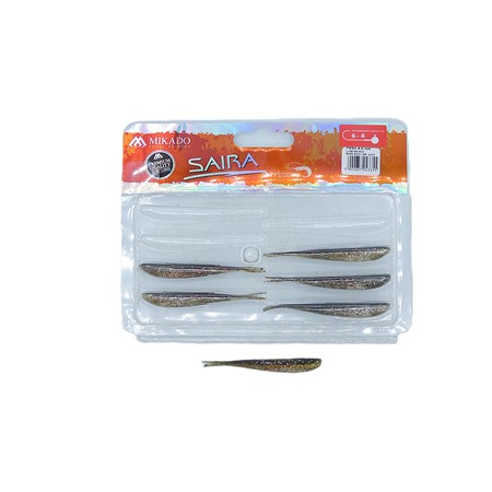 Leurre Souple Mikado Saira - 6.5Cm - 345 - Par 6