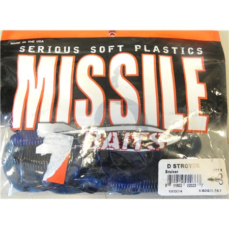 Leurre Souple Missile Baits D Stroyer - 11.5Cm - California Love - Par 6