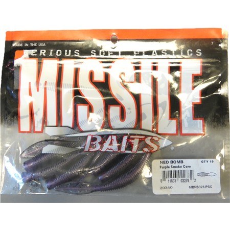 Leurre Souple Missile Baits Ned Bomb - 8.2Cm - Pinkalicious - Par 10