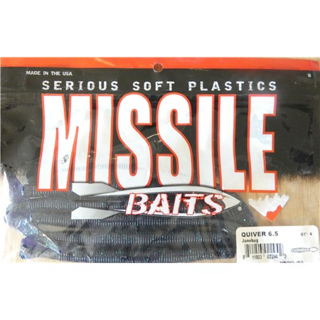 Leurre Souple Missile Baits Quiver 6.5 - 15.2Cm - Super Bug - Par 6