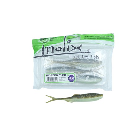 Leurre Souple Molix Rt Fork Flex - 12.5Cm - Watermelon Silver Shad - Par 4