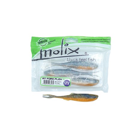 Leurre Souple Molix Rt Fork Flex - 12.5Cm - Watermelon Silver Shad - Par 4