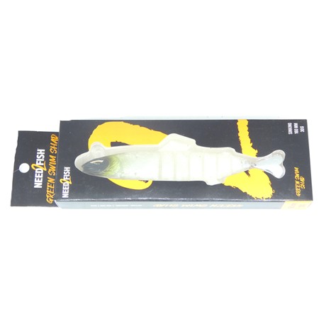 Leurre Souple Need2fish Green Swim Shad - 16Cm - White