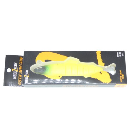 Leurre Souple Need2fish Green Swim Shad - 16Cm - Yellow