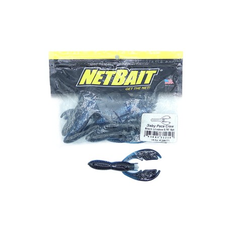 Leurre Souple Netbait Baby Paca Craw - 9.5Cm - Green Pumpkin Red - Par 9