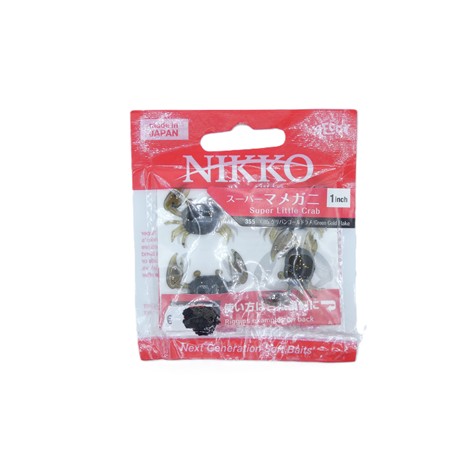 Leurre Souple Nikko Super Little Crab - 3Cm - Green Glow Flake - Par 4