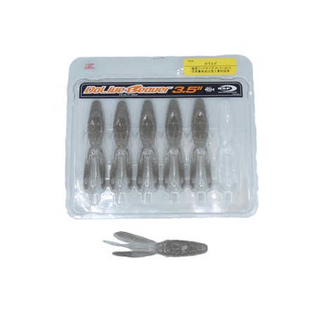 Leurre Souple O.S.P Dolive Beaver 3.5” - 9Cm - W001 - Par 6