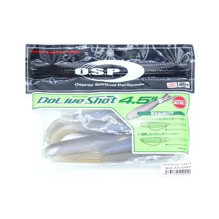 Leurre Souple O.S.P Dolive Shot 4.5” - 10Cm - Neon Smelt - Par 5