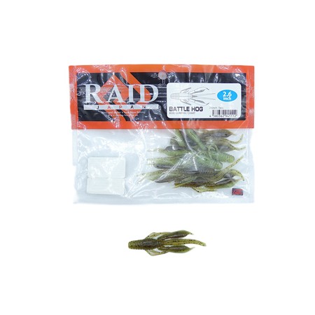 Leurre Souple Raid Japan Battle Hog 2.6” - 6.6Cm - Guripan Chart - Par 7